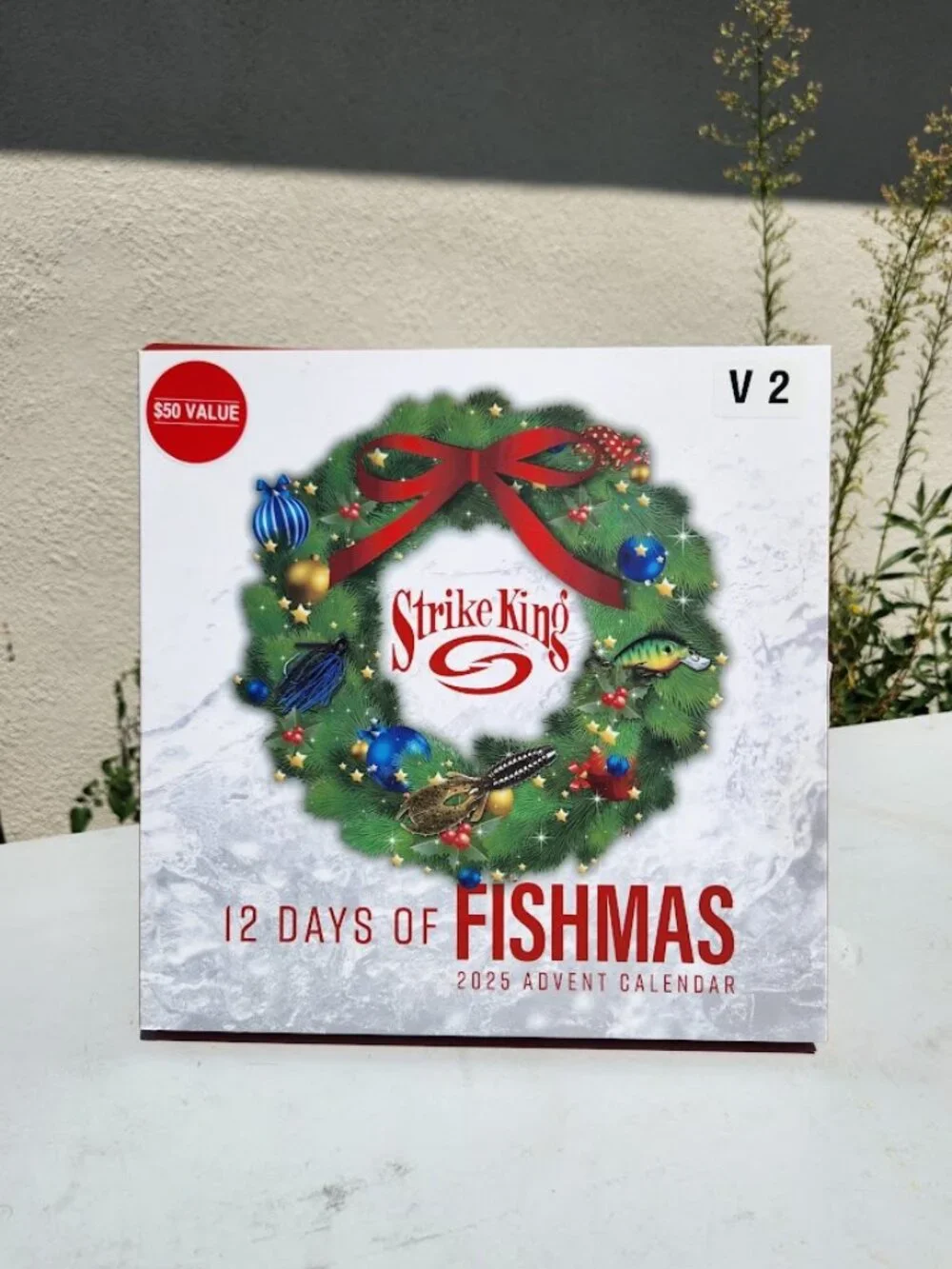 NEW Strike King 12 Days of Fishmas 2025 Advent Calendar Version 2 Christmas Gift